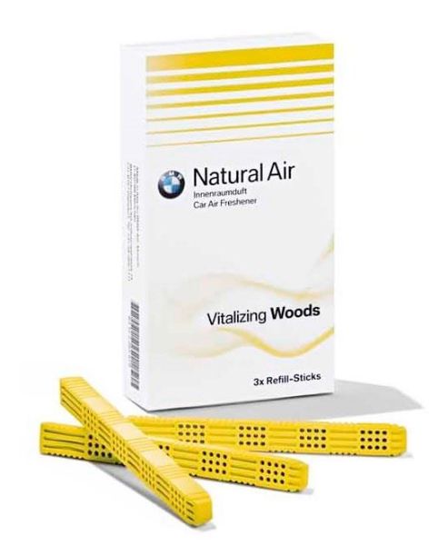 Picture of BMW NATURAL AIR INTERIOR FRESHENER, VITALIZING WOODS (REFILL KIT)